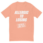 Allergic To Losing White Tee