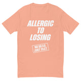 Allergic To Losing White Tee