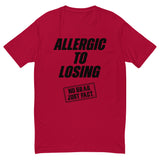 Allergic To Losing Black Tee