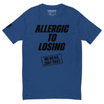 Allergic To Losing Black Logo Tee