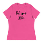 Women's Blessed Black Tee