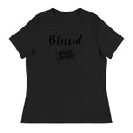 Women's Blessed Black Tee