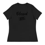 Women's Blessed Black Tee