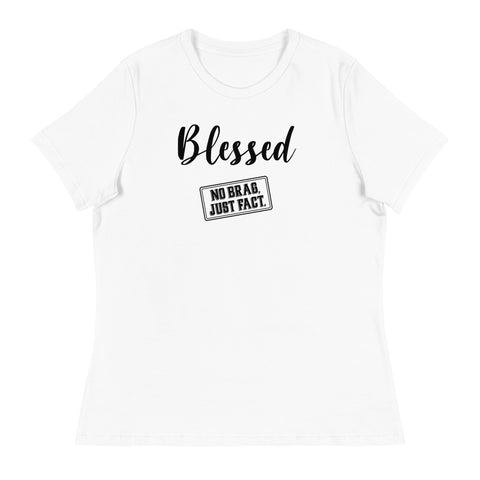 Women's Blessed Black Tee